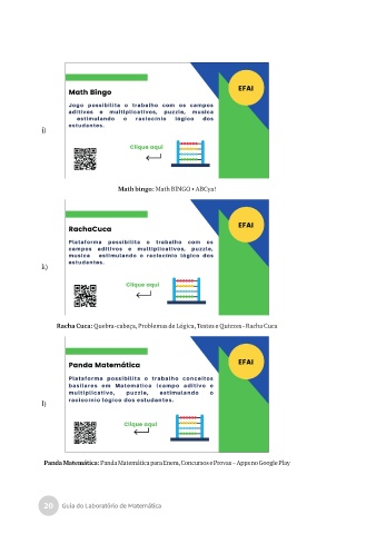 Page 20 - Guia do laboratório de matemática