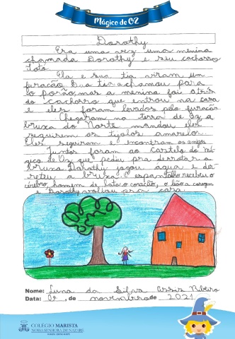 Page 17 - Meu primeiro Livro – Com o tema do Mágico de Oz - 1º Ano - Tuma F